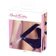 Bad Kitty Blød Pisk med Glas Dildo Håndtag