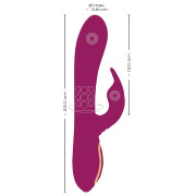 Javida Rabbit Vibrator med 3 Funktioner
