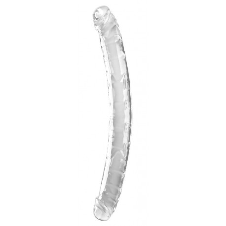 King Cock Clear Double Dildo