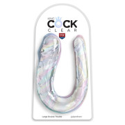 King Cock Clear Double Trouble Dobbelt Dildo