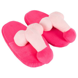 Plys Hjemmesko Penis Pink