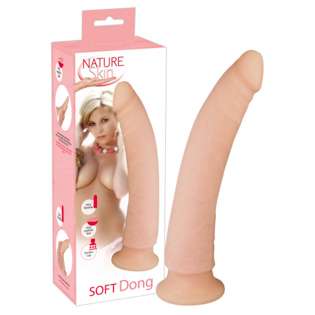Nature Skin Soft Dong Sugekop Dildo