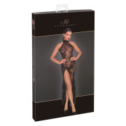 Noir Handmade Blomstret Lang Gennemsigtig Kjole