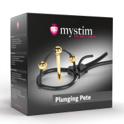 Mystim Plunging Pete Elektrosex Glansring med Dilator