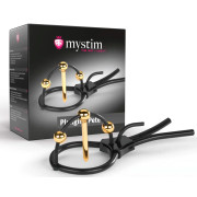 Mystim Plunging Pete Elektrosex Glansring med Dilator