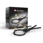 Mystim Pearly Pete Elektrosex Glansring med Kugler