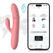 Svakom Mora Neo App-styret Rabbit Vibrator med Bevægelig Ring