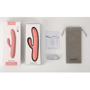 Svakom Mora Neo App-styret Rabbit Vibrator med Bevægelig Ring