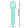 Cuties Wand Mini Vibrator med Fleksibelt Massagehoved