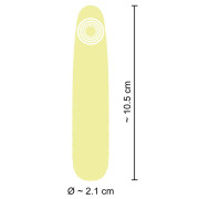 Cuties Mini Vibrator med Flad Nydelsesspids