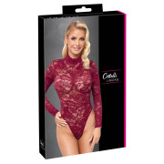 Cottelli Bordeaux Blonde Bodystocking med Lukning i Skridtet 