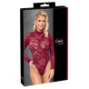 Cottelli Bordeaux Blonde Bodystocking med Lukning i Skridtet 