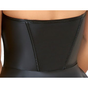 Cottelli Skulderfri Minikjole i Corsagestil