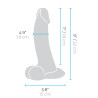 B-Vibe Slipskin Curvy Buet Silikone Dildo