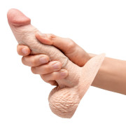 B-Vibe Slipskin Girthy Ekstra Stor Silikone Dildo