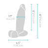B-Vibe Slipskin Girthy Ekstra Stor Silikone Dildo