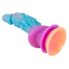 Beasty Cocks Blue Dragon Silikone Sugekop Dildo 22 cm