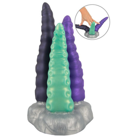 Beasty Cocks Triple Tentacle Monster Silikone Dildo