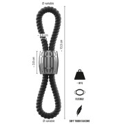 Rebel Rope Cock Strap Dobbelt Silikone Penisring