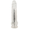 Crystal Clear Gennemsigtig Vibrator med Sugekop