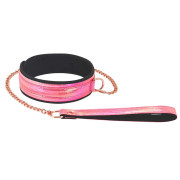 Vivid Sakura Bondage Sæt i Pink Metallic Look