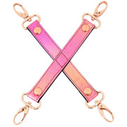 Vivid Sakura Bondage Sæt i Pink Metallic Look