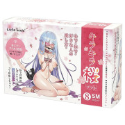 Vivid Sakura Bondage Sæt i Pink Metallic Look