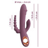 You2Toys Slim Triple Plum Silikone Vibrator