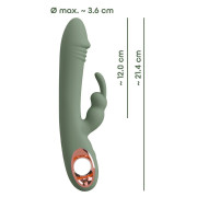 You2Toys Slim Rabbit Olive Vibrator