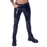 Noir Handmade Bukser i Slangeskinds Look