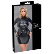 Cottelli Curves Bondage Kjole med Lange Ærmer og Manchetter