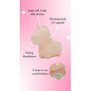 Unihorn Heart Throb Enhjørning Tunge Vibrator