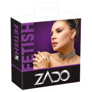 Zado Metal og læder halskæde