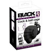Black Velvets Silikone Cock & Ball Cage