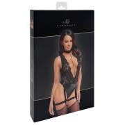 Noir Handmade Libido Deep-V Bodysuit med Halsbånd