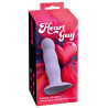 Heart Guy Purple Opladelig Dildo Vibrator
