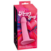 Heart Guy Pink Opladelig Dildo Vibrator