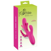 Sweet Smile Triple Vibrator med Flicking Tongue