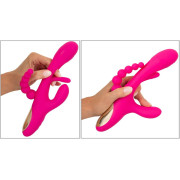 Sweet Smile Triple Vibrator med Flicking Tongue