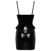 Black Level Sort Lak Kjole med Stropper