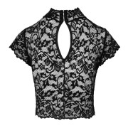 Noir Handmade Gennemsigtig Blonde Top