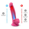 Silexd Glow in the Dark Memory Silikone Dildo