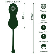 Emerald Love Luxurious Fjernbetjente Bækkenbundskugler