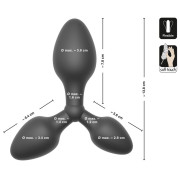 Black Velvets Triple Training Butt Plug