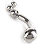 Sin Dobbelt G-punkts Stål Dildo