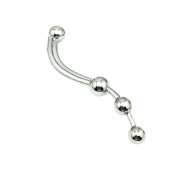 Sin Dobbelt G-punkts Stål Dildo