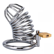 Sin Spiral Cock Cage Kyskhedsbælte med Lås