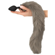 Flutty Tail Anal Plug med Hale af imiteret Pels