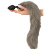 Flutty Tail Anal Plug med Hale af imiteret Pels