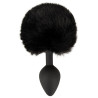 Fluffy Tail Bunny Play Silikone Anal Plug Medium